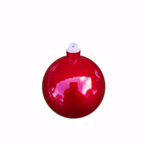 BAUBLE UV Red Pearl Finish 10CM