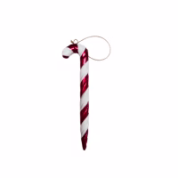 A small christmas candy cane ornament