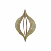 A gold onion slot christmas decoration