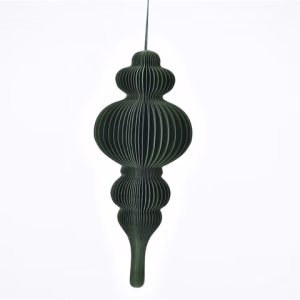 HONEYCOMB PAPER FINIAL 70CM GREEN