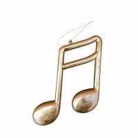MUSICAL NOTE ORNAMENT CHORD 24CM