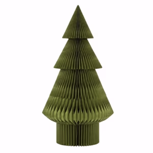 HONEYCOMB PAPER TREE TRADITIONAL 9FT OLIVE GREEN