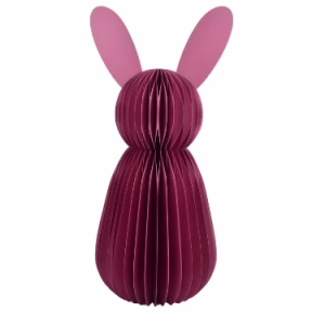 HONEYCOMB PAPER EASTER BUNNY SLIM 80CM APRICOT