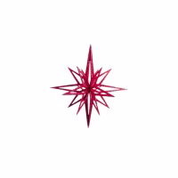 A red slot star in red christmas decoration