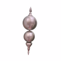 A christmas finial candy apple in silver