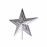 STAR TOPPER FIBERGLASS 1m SILVER